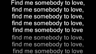 Queen  Somebody To Love Lyrics [upl. by Ellatsyrc335]