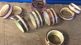 Make Wood Rings on the Drillpress [upl. by Tenneb]