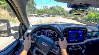 2023 Ford F150 XLT Heritage Edition  POV Test Drive Binaural Audio [upl. by Ellicec]