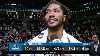 Derrick Roses UNFORGETTABLE 50 Point Performance  NBA Classic Game [upl. by Nnylarat]