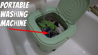 Portable Foldable Mini Washing Machine Review [upl. by Vipul683]