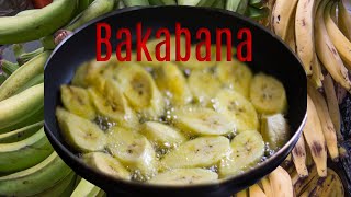 Hoe maak je Surinaamse Bakabana I How to Pisang goreng I Plantain Recipe [upl. by Leary]