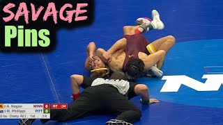 15 of the Most Savage Pins from 2023 NCAAs [upl. by Wyatan]