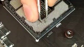 CPU Socket Pins Repair MSI Z97A Gaming 7 LGA 1150 [upl. by Mcmullan195]