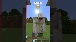 POV Your Best Toxic Friend at different Ages meme minecraft shorts [upl. by Reiniar]