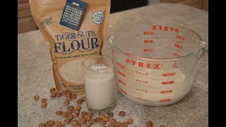 How to Make Tiger Nuts Milk from Flour Cooking with Kimberly [upl. by Crim]