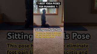 BEST YOGA POSES FOR RUNNERS 🏃 Sitting on Heals Pose [upl. by Levitt706]