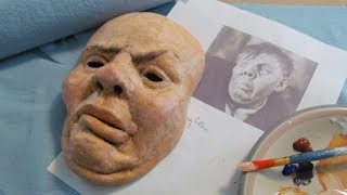 Paper Mache Halloween Portrait Mask [upl. by Terhune]