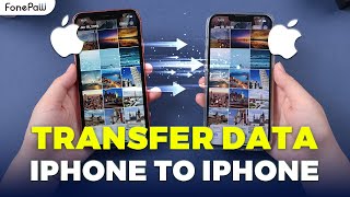 How to Transfer Data from iPhone to iPhone without iCloud 2 FAST WAYS Transfer Data Wirelessly [upl. by Nylanaj]