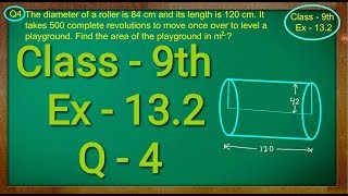 Class 9th  Ex  132 Q 4  Surface Areas and Volumes  CBSE NCERT [upl. by Leakcim]