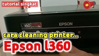 Cleaning printer Epson l360 [upl. by Bik]