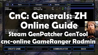 Command amp Conquer Generals Zero Hour online multiplayer guide  GenTool CNConline gameRanger Radmin [upl. by Iramaj]