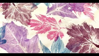 Leaf Print Silk Scarf [upl. by Chamberlain176]