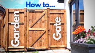 How to Make an Easy Garden Gate [upl. by Gurango]