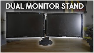 DIY Dual Monitor Stand [upl. by Eillehs]