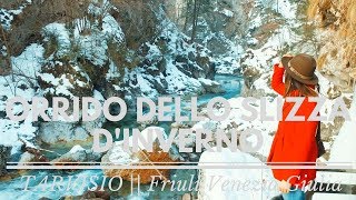 ORRIDO DELLO SLIZZA DINVERNO TARVISIO Trekking in Friuli Venezia Giulia Ep 1 [upl. by Ermengarde]