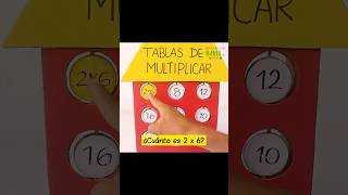 Casita de las tablas de multiplicar diy primary matemática manualidades school tablas [upl. by Gatian305]