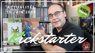 Actualités Kickstarter du 15 juin 2019 à la Société des Jeux [upl. by Grand]