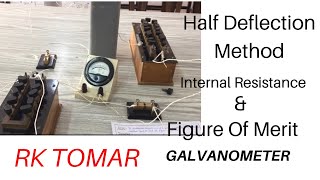 Half deflection method  Resistance and Figure of merit of Galvanometer  galvanometer  Rktomar [upl. by Aniad208]