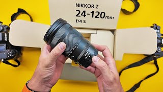 Unboxing Nikon Z 24120mm f4 S [upl. by Lucky]