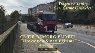 CE Tır Ehliyeti Direksiyon Sınav Eğitimi [upl. by Roselia851]