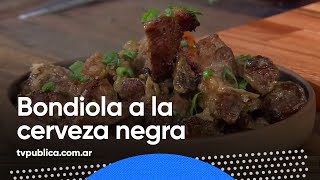 Bondiola a la cerveza negra  Cocineras y Cocineros Argentinos [upl. by Johannah]