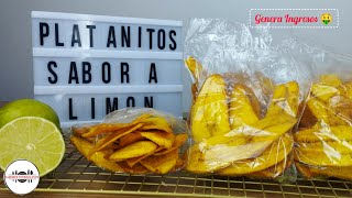 Cómo Hacer PLATANITOS FRITOS SABOR A LIMON🍌Te Enseño a EMPACARLOS  GENERA INGRESOS RÁPIDAMENTE  🤑 [upl. by Allister]