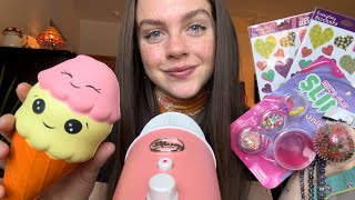 ASMR Triggers Haul Fidget Toys Crafts etc [upl. by Tedder]