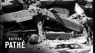 Earthquake Hits Yugoslav City Of Skopje 1963 [upl. by Ameg]