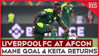 Sadio Mane Scores amp Naby Keita Heads Home  Liverpool FC at AFCON [upl. by Yajet929]