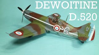 DEWOITINE D520 TAMIYA 148 [upl. by Anahsek]