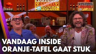 Vandaag Inside Oranjetafel gaat stuk om beelden van diskwalificatie estafetteploeg [upl. by Killy]