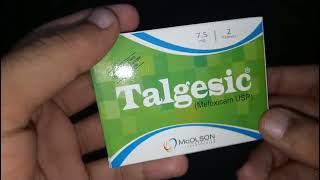 Tablet Talgesic Meloxicam Best Pain Killer [upl. by Nuriel]