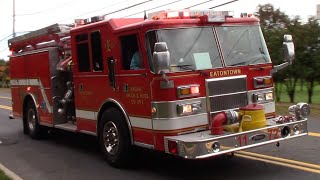 Eatontown Fire Department Engine 1172 Responding 102819 [upl. by Gitlow638]