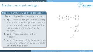 Volgorde van bewerkingen met breuken [upl. by Gabbert206]