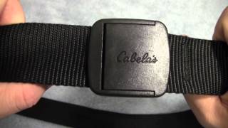 Cabelas  Bison Designs TLok Belt  Quick Release Buckle Belt [upl. by Airtina]