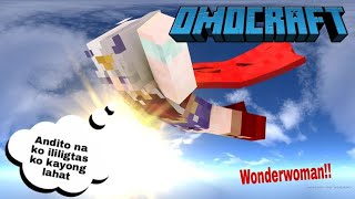 OMOCRAFT  ANG WONDER WOMAN NA MALAKAS EP 18 TUMAKBO  MINECRAFT  WITH PEPESANTV [upl. by Havens270]