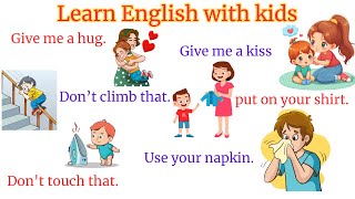 Learn English Sentences with Kids  Speak English Sentences For Kids  Daily Use English Sentences [upl. by Abbot]