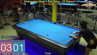 Wednesday Mega 8 Ball Competition  110924 [upl. by Siravat]