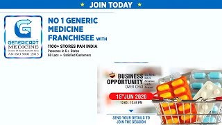 Genericart MedicineGeneric Medicine Franchisee Company  Business Opportunity Over Chai [upl. by Cameron]