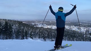 Källviken snowparkoffpist på Skidor [upl. by Aicenav]