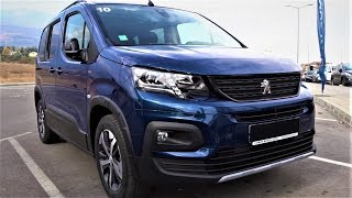 2022 Peugeot Rifter GT Line Demonstration Interior Exterior Walkaround  Premium Test Drive Sofia [upl. by Oravla]