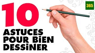 10 ASTUCES pour bien DESSINER  🔥 [upl. by Dat780]