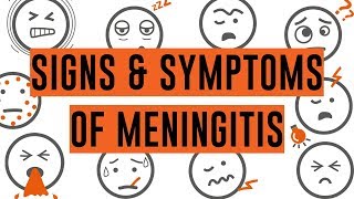 Meningitis Signs and Symptoms Infographic Visually Impaired Friendly  Meningitis Now [upl. by Eelan]