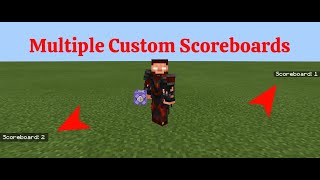 Multiple Custom Scoreboards  Minecraft Bedrock 116201 [upl. by Schnurr]