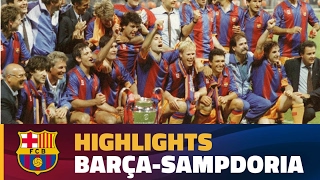 European Cup Final 1992 I Highlights FC Barcelona  UC Sampdoria 10 [upl. by Aduh]