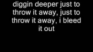 linkin park bleed it out lyrics [upl. by Celisse]