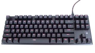 HyperX Alloy FPS Pro 背光效果 [upl. by Anuaik]