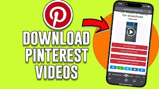 How To Download Pinterest Videos To Your Gallery android and iphone [upl. by Alvita]