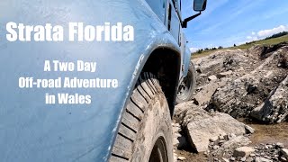 Two Day 4x4 Offroad Adventure in Wales Driving the Strata Florida Defender Camper Overlanding [upl. by Huan713]